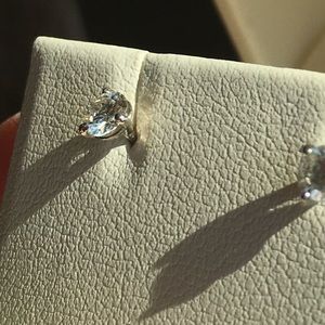 Pair of diamond earrings